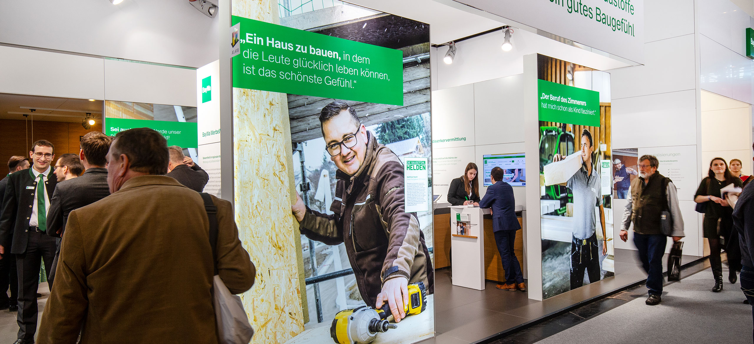 Neuer Messestand für BayWa Baustoffe auf der Bau 2019