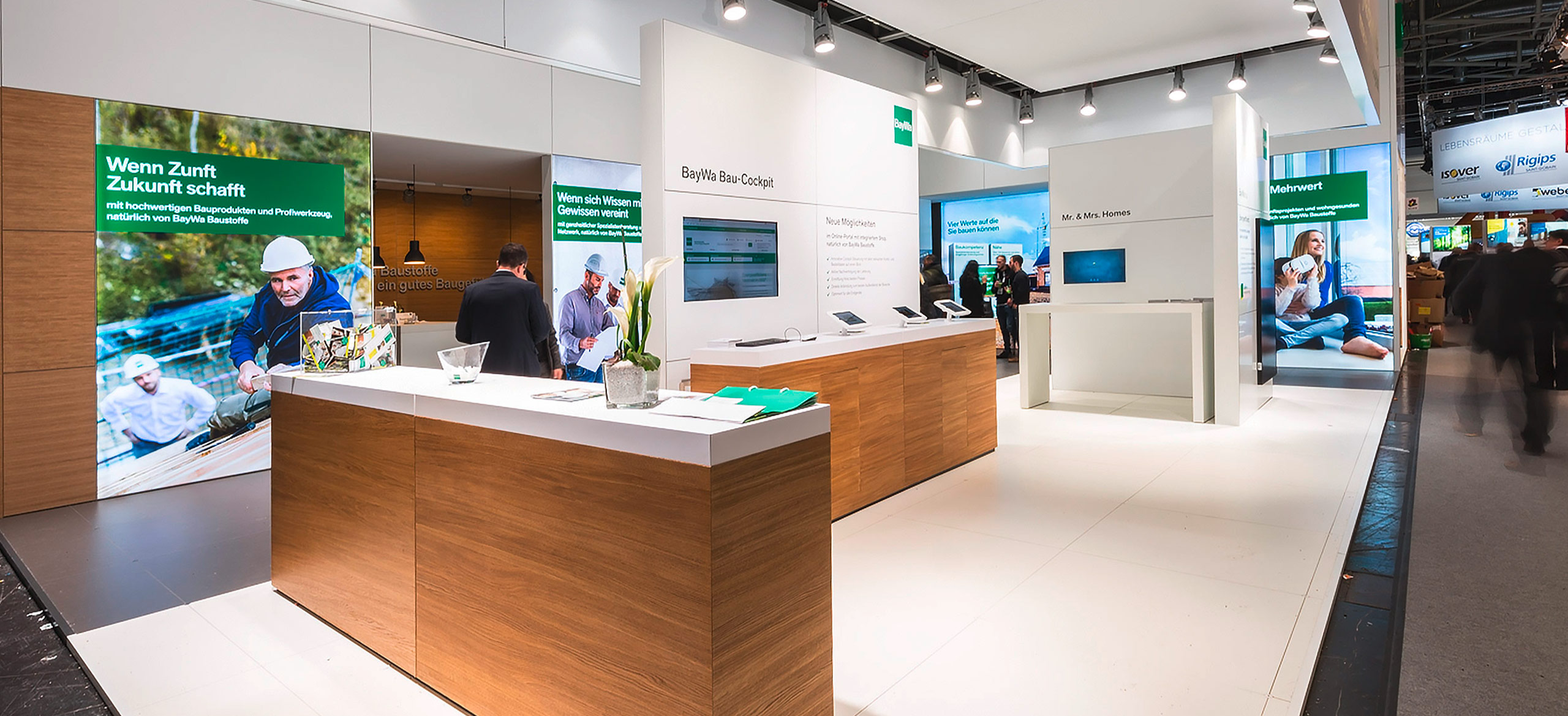BAU 2017 – BAYWA BAUSTOFFE UND JACOBI WALTHER MIT MESSEAUFTRITTEN VON RAAPSTEINERT